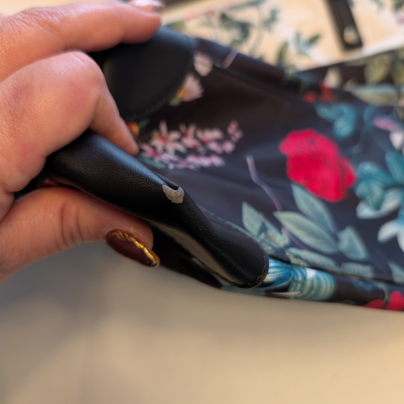 Calvin Klein Black Floral Tote - Picture 7 of 14